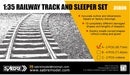 Sabre 35B06-A 1/35 Railway Track and Sleeper Set  (2 pcs.)