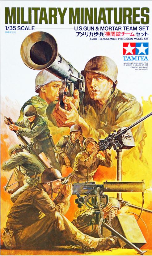 Tamiya 35086 1/35 US Gun & Mortar Team Set