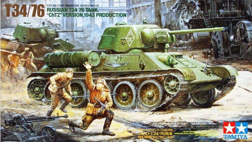 Tamiya Maquette de char : Char Russe T34/76 ChTZ