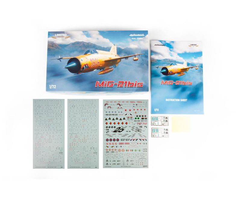 Eduard ED2151 1/72 MiG-21bis DUAL COMBO