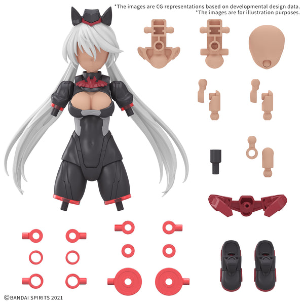Bandai 30 Minutes Sisters Option Parts Set 18 (Sergeant Costume) [Color C] 30MS