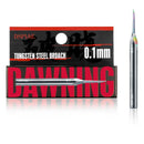 DSPIAE XPB-01 Dawning Tungsten Steel Push Broach 0.1mm