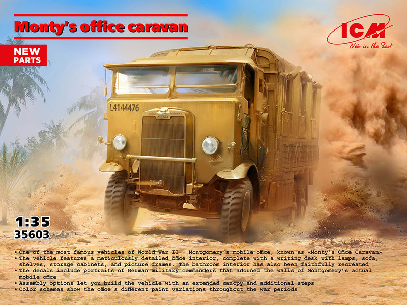 ICM 35603 1/35 Monty's Office Caravan