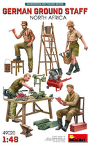 MiniArt 49020 1/48 German Ground Staff W/Accessories. North Africa