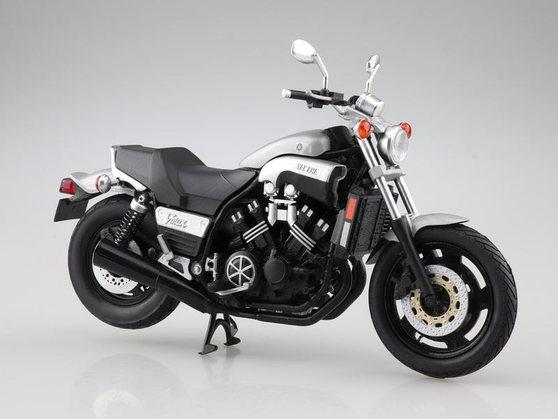 Aoshima 11186 1/12 Yamaha Vmax New Silver Dust Diecast Motorcycle