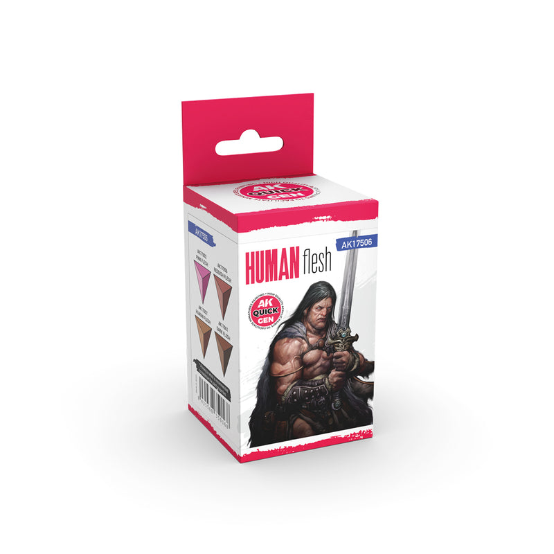 AK Interactive Quick Gen - Human Flesh (Set)