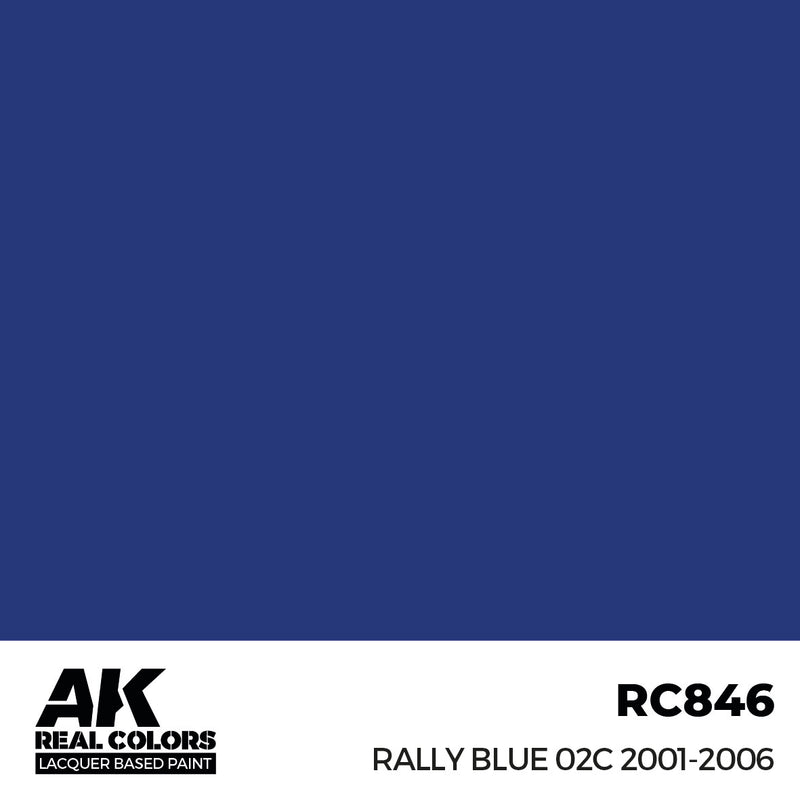 AK Interactive RC846 Real Colors Rally Blue 02C 2001-2006 17ml