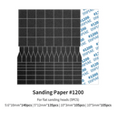 DSPIAE SP-ES12 Sanding Paper for Flat Reciprocating Sanding Head