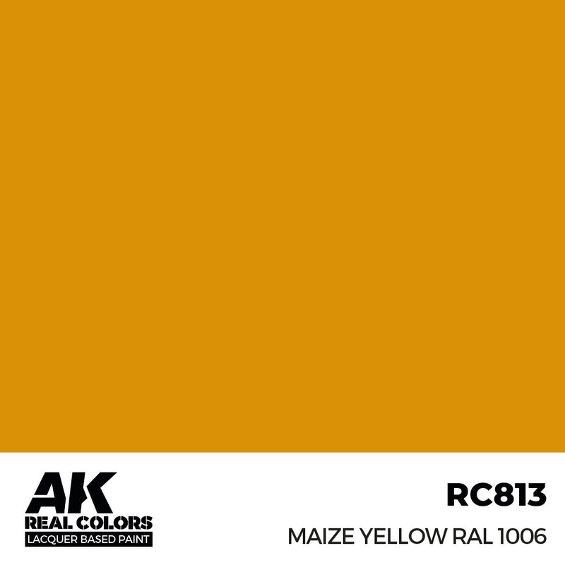 AK Interactive RC813 Real Colors Maize Yellow RAL 1006 17ml