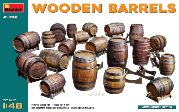 MiniArt 49014 1/48 WOODEN BARRELS