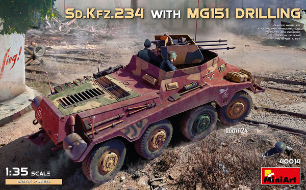 MiniArt 40014 1/35 Sd.Kfz.234 with MG151 Drilling