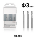 DSPIAE GH-003 Double Cut Tungsten Carbide Rotary Burr*3