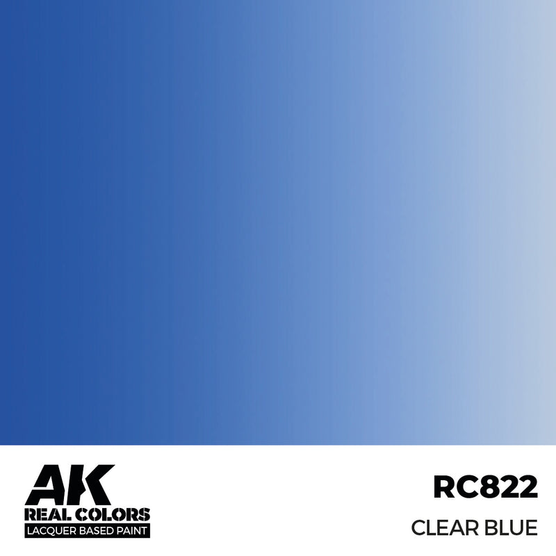 AK Interactive RC822 Real Colors Clear Blue 17ml