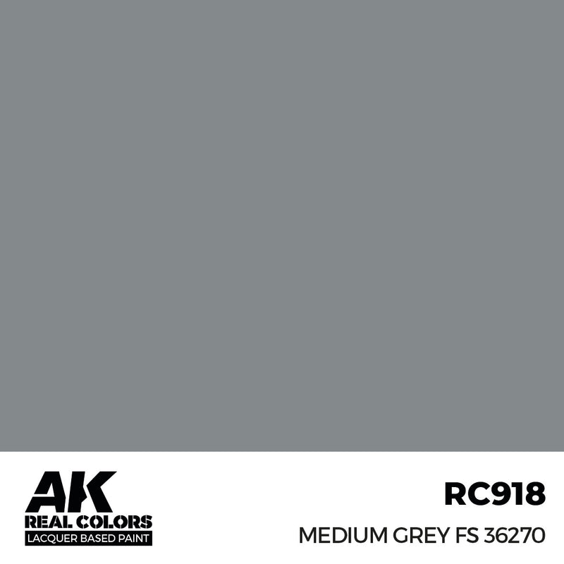 AK Interactive RC918 Real Colors Medium Grey FS 36270 17ml