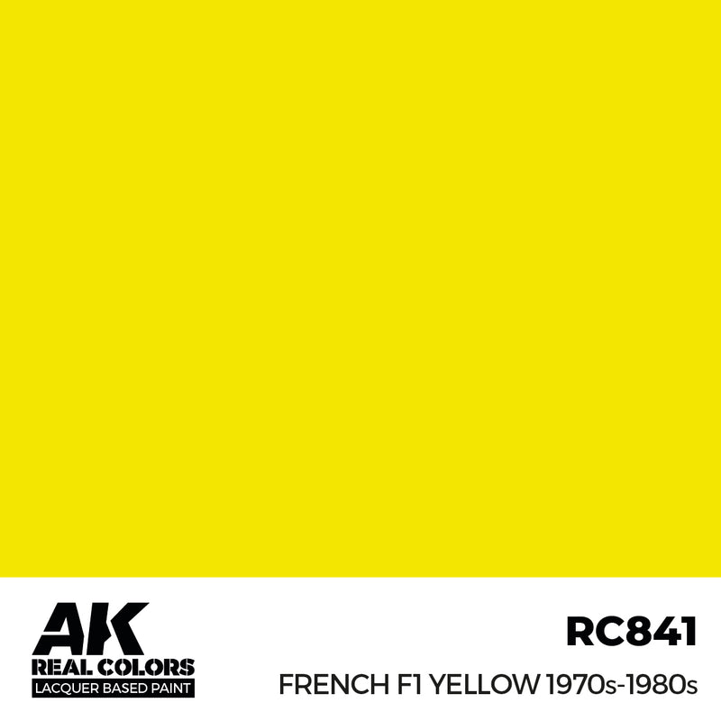 AK Interactive RC841 Real Colors French F1 Yellow 1970s-1980s 17ml