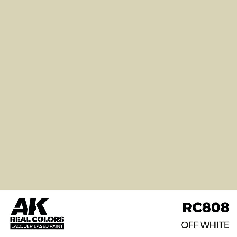 AK Interactive RC808 Real Colors Off White 17ml