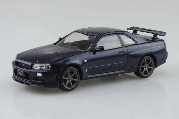 Aoshima 1/32 SNAP KIT #12-MP Nissan R34 Skyline GT-R (Midnight Purple III)