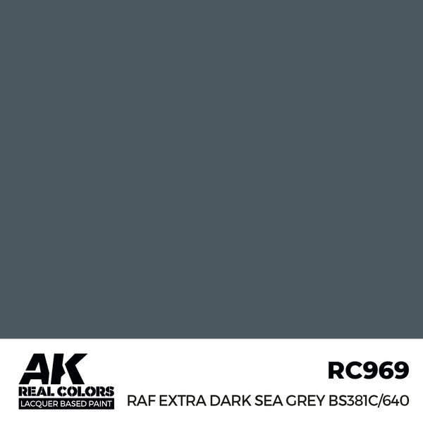 AK Interactive RC969 Real Colors RAF Extra Dark Sea Grey BS381C/640 17ml