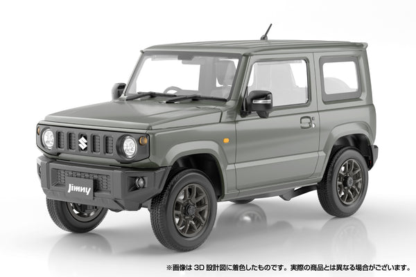 Aoshima 1/24 Snap Car #03-JG JB64 Jimny 2018 Jungle Green