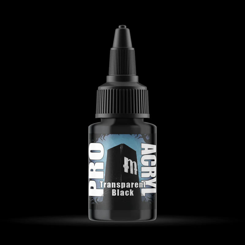 Monument Hobbies Pro Acryl Standard Transparent Black 22ml