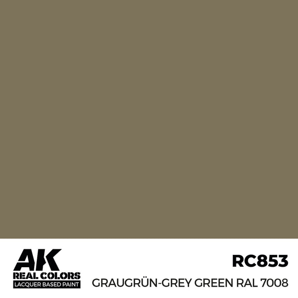 AK Interactive RC853 Real Colors Graugrün-Grey Green RAL 7008 17ml