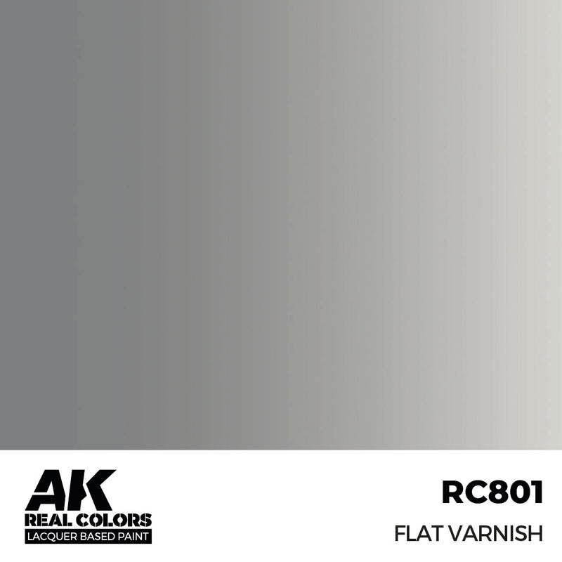 AK Interactive RC801 Real Colors Flat Varnish 17ml