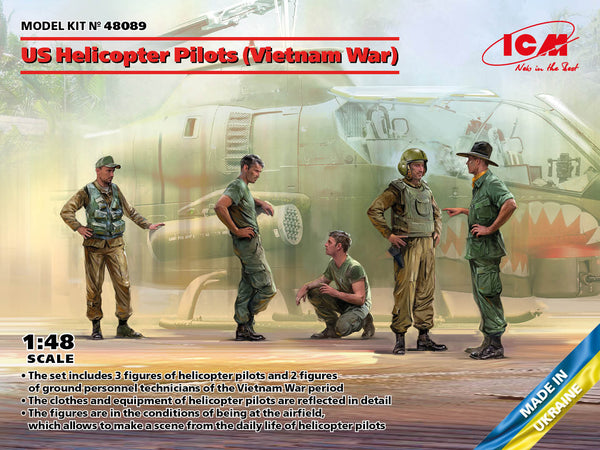 ICM 48089 1/48 US Helicopter Pilots (Vietnam War), Figure