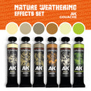 AK Interactive Gouaches Nature Weathering Effects Set