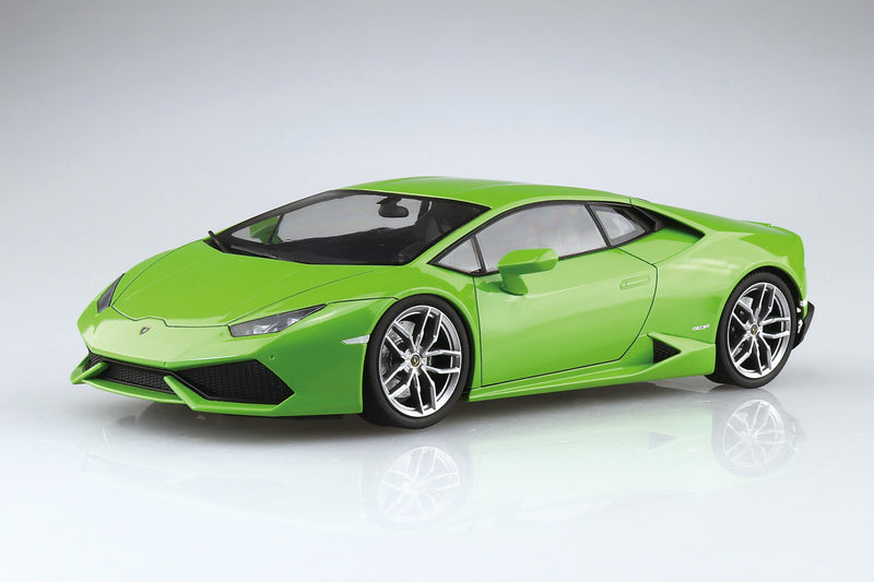 Aoshima 06642 1/24 Pre-Painted '14 Lamborghini Huracan No.4-A Green