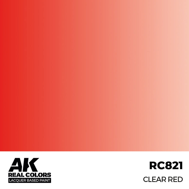 AK Interactive RC821 Real Colors Clear Red 17ml