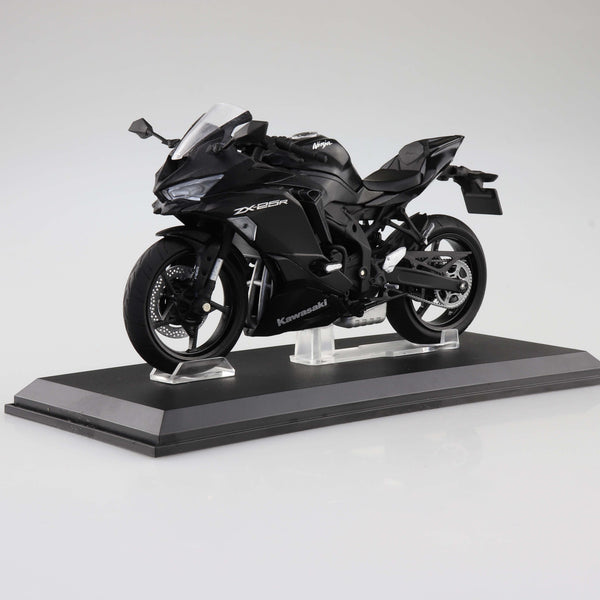 Aoshima 1/12 Diecast Motorcycle, KAWASAKI Ninja ZX-25R Metakllic Spark