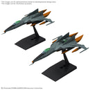 Bandai Mecha Collection DX Type 1 Space Fighter Attack Craft Cosmo Tiger II (Double Seater/Single Seater) [2 Machine Set] "Star Blazers"