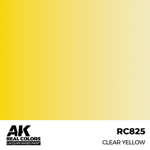 AK Interactive RC825 Real Colors Clear Yellow 17ml