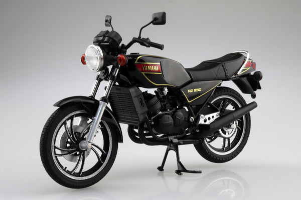 Aoshima 1/12 Diecast Motorcycle, 1/12 Yamaha RZ250 NEW YAMAHA BLACK