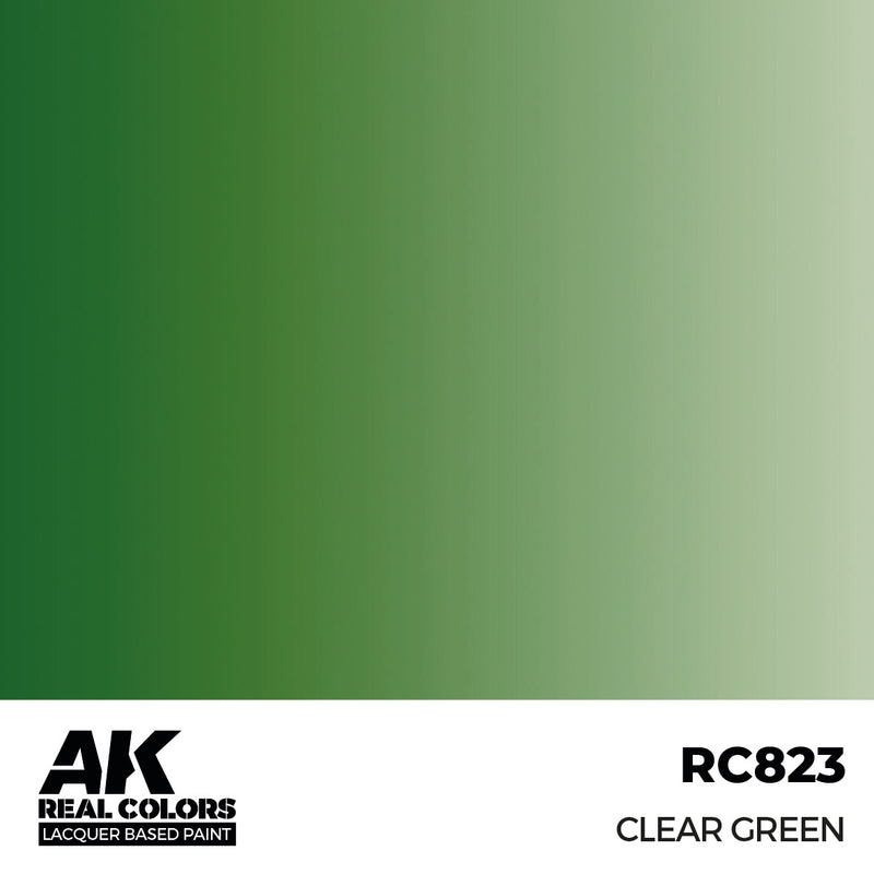 AK Interactive RC823 Real Colors Clear Green 17ml