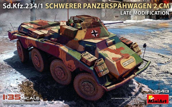 MiniArt 35413 1/35 Sd.Kfz.234/1 Schwerer Panzerspahwagen (2 cm). Late Modification