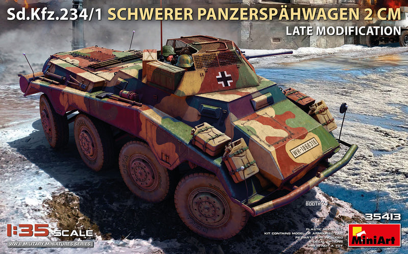 MiniArt 35413 1/35 Sd.Kfz.234/1 Schwerer Panzerspahwagen (2 cm). Late Modification