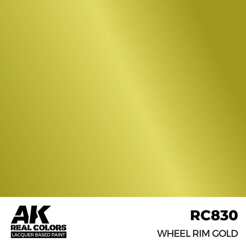 AK Interactive RC830 Real Colors Wheel Rim Gold 17ml