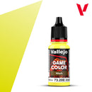 Vallejo Game Color Wash 208  Yellow (18ml)
