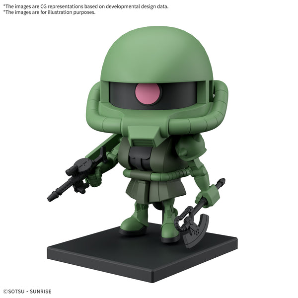 Bandai 1/1 Zakupla-Kun DX Set (With Runner Ver. Recreation Parts) "Gundam"