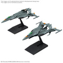 Bandai Mecha Collection DX Tryal Type Space Fighter Attack Craft Cosmo Pyton [2 Machine Set] "Star Blazers"