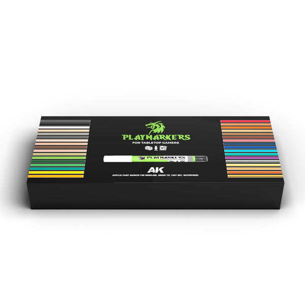 AK Interactive Special Box AK Playmarkers - Full Range 34 Playmarkers