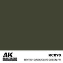 AK Interactive RC870 Real Colors British Dark Olive Green PFI 17ml