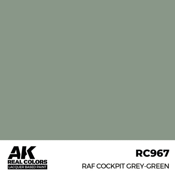 AK Interactive RC967 Real Colors RAF Cockpit Grey-Green 17ml