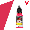 Vallejo Game Color 157  Fluorescent Red (18ml)