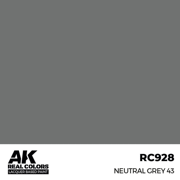 AK Interactive RC928 Real Colors Neutral Grey 43 17ml