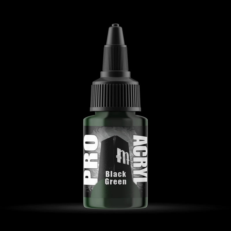 Monument Hobbies Pro Acryl Standard Black Green 22ml