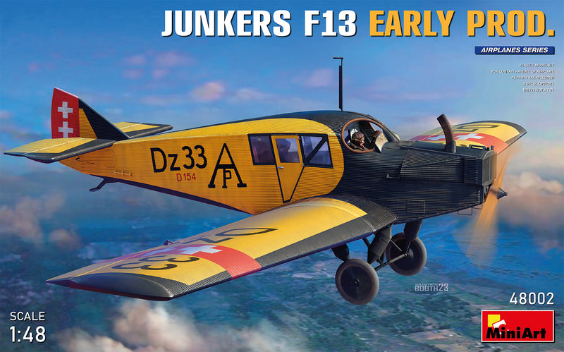 MiniArt 48002 1/48 Junkers F13. Early Prod