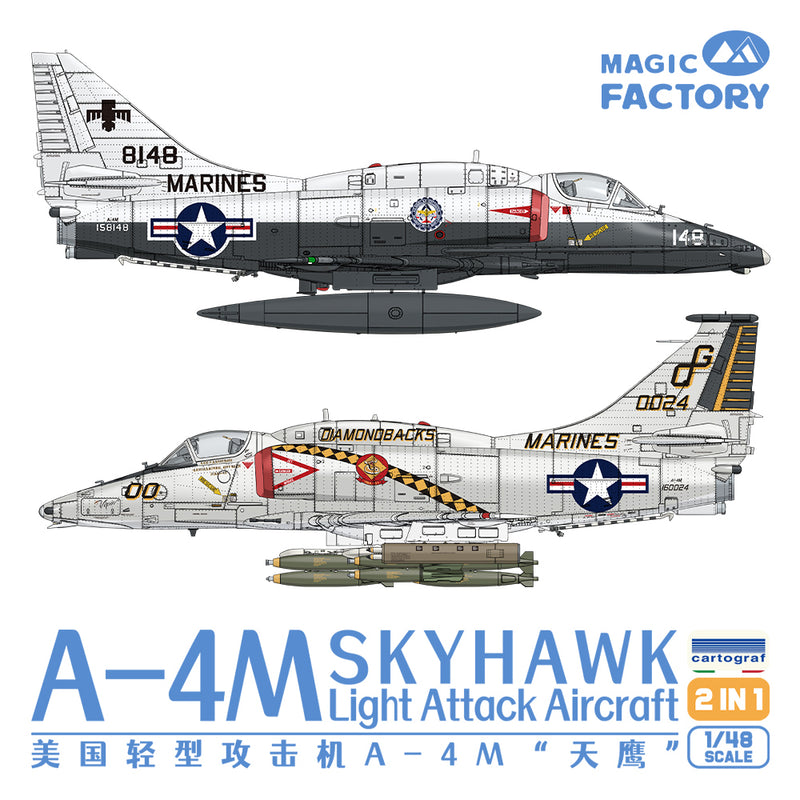 Magic Factory 5002 1/48 A-4M Skyhawk Light Attack Aircraft