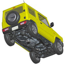 Fujimi 066332 1/24 Suzuki Jimny JB64 XC/Kinetic Yellow